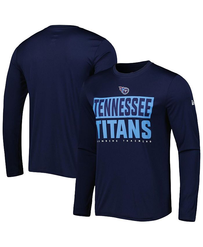 New Era Men's Navy Tennessee Titans Combine Authentic Offsides Long