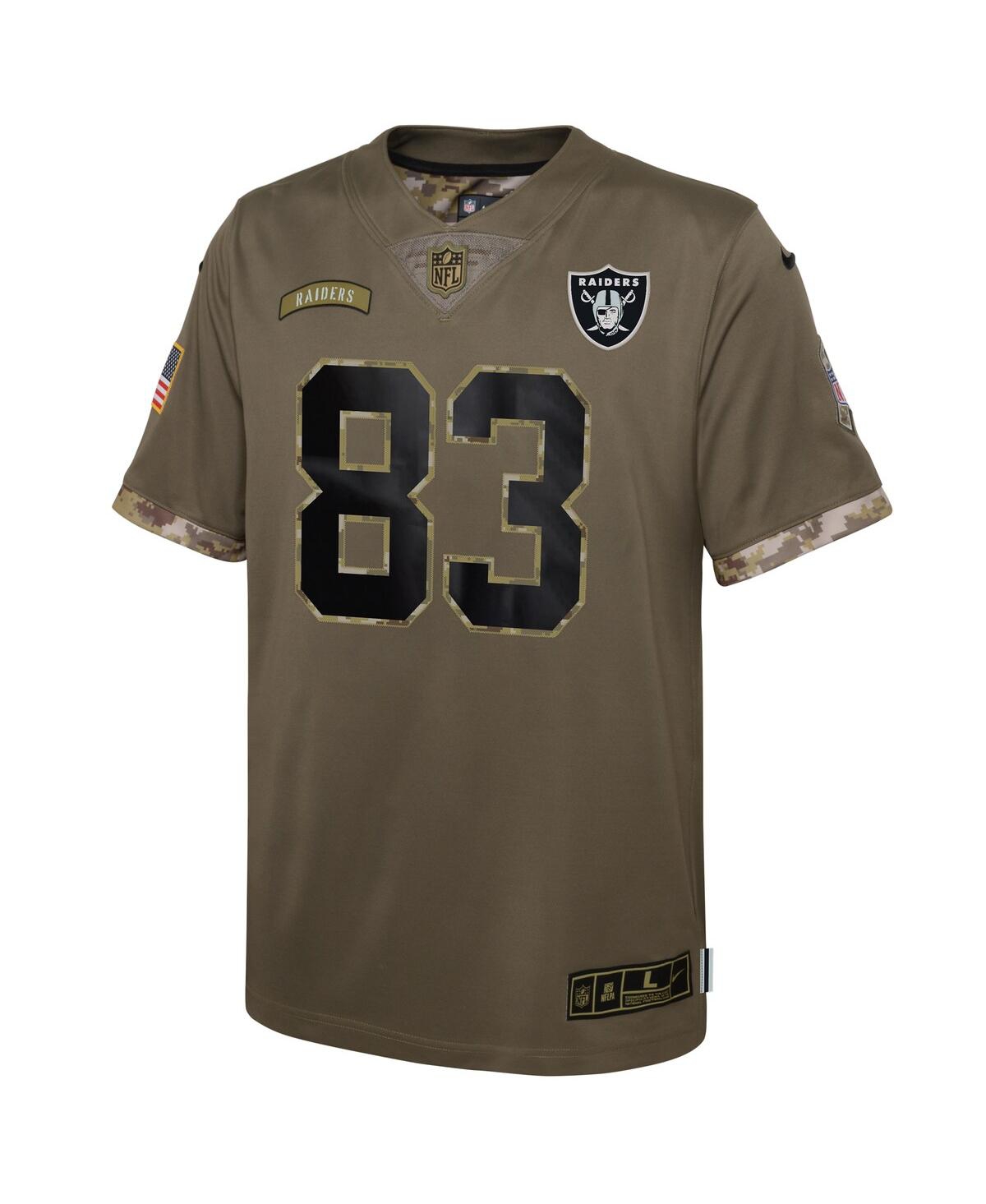 Big Boys Nike Darren WallerLas Vegas Raiders 2022 Salute To Service Player Limited Jersey - Olive