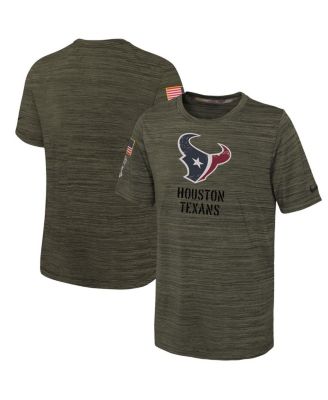 Men's Nike Olive Houston Texans 2022 Salute to Service Long Sleeve T-Shirt Size: Large