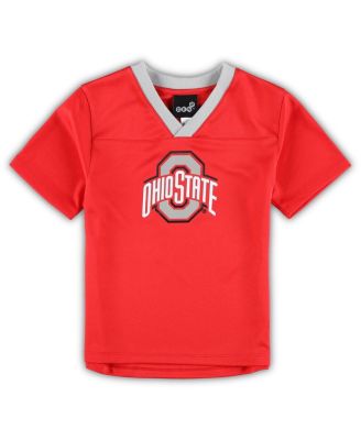 Preschool Boys and Girls Scarlet, Gray Ohio State Buckeyes Red Zone Jersey and Pants Set