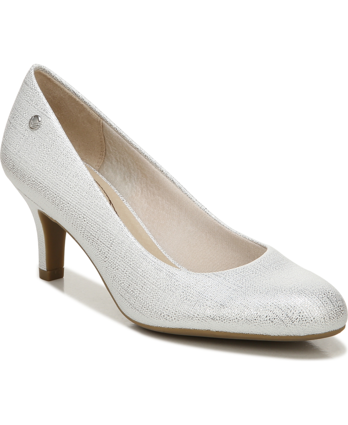 Lifestride Parigi In Silver Metallic Faux Leather