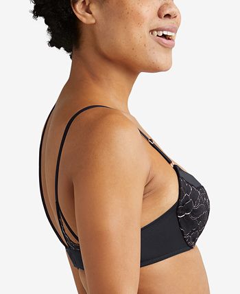 HOMBOM Bras for Women No Underwire 2PC Back-Smoothing Lace Bralette  Multipack Push-Up Comfortable Bras for Seniors