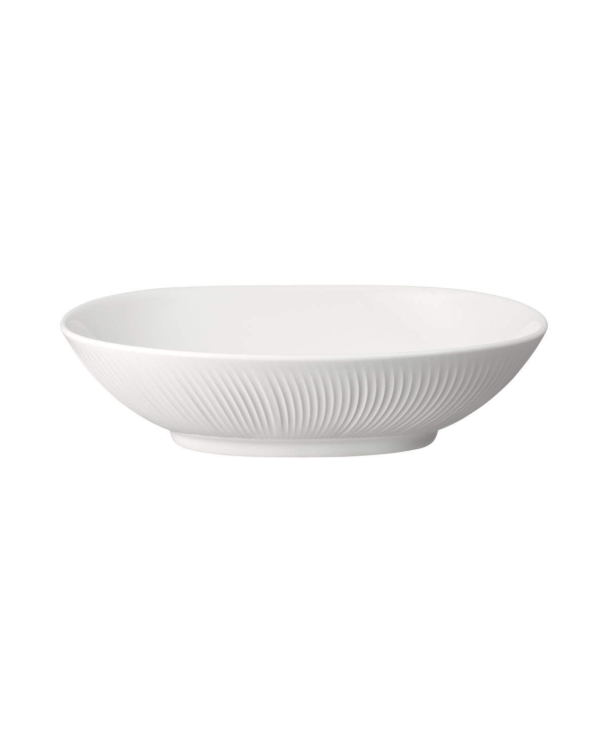 Denby Porcelain Arc Serving Bowl In White