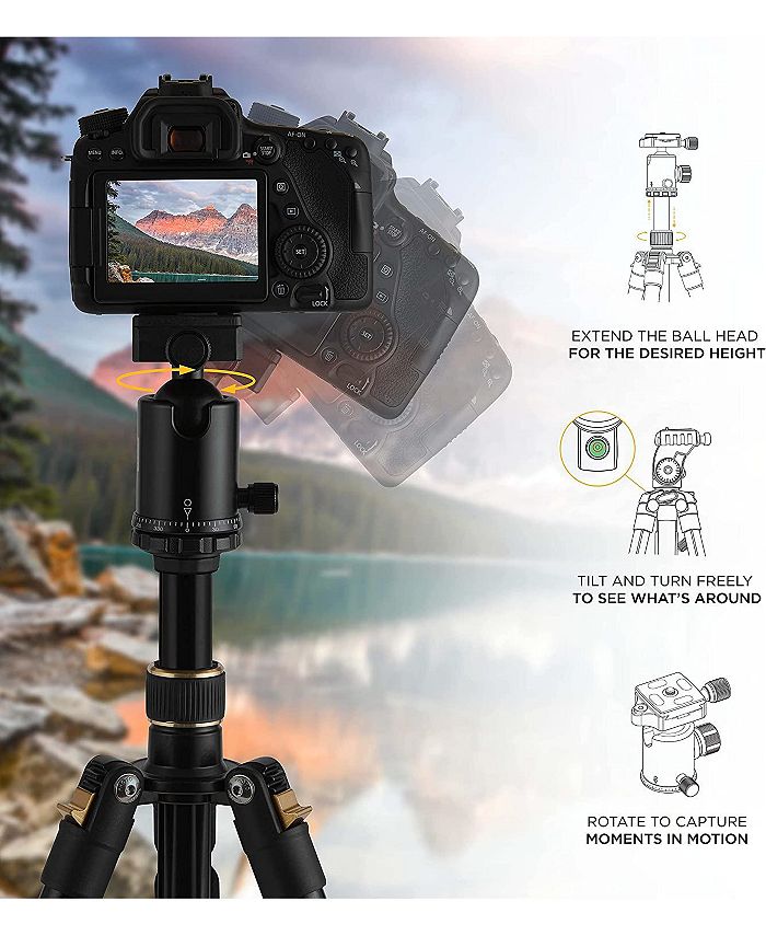 Kodak Premium Professional 2in1 Aluminum Camera Tripod w/Bluetooth