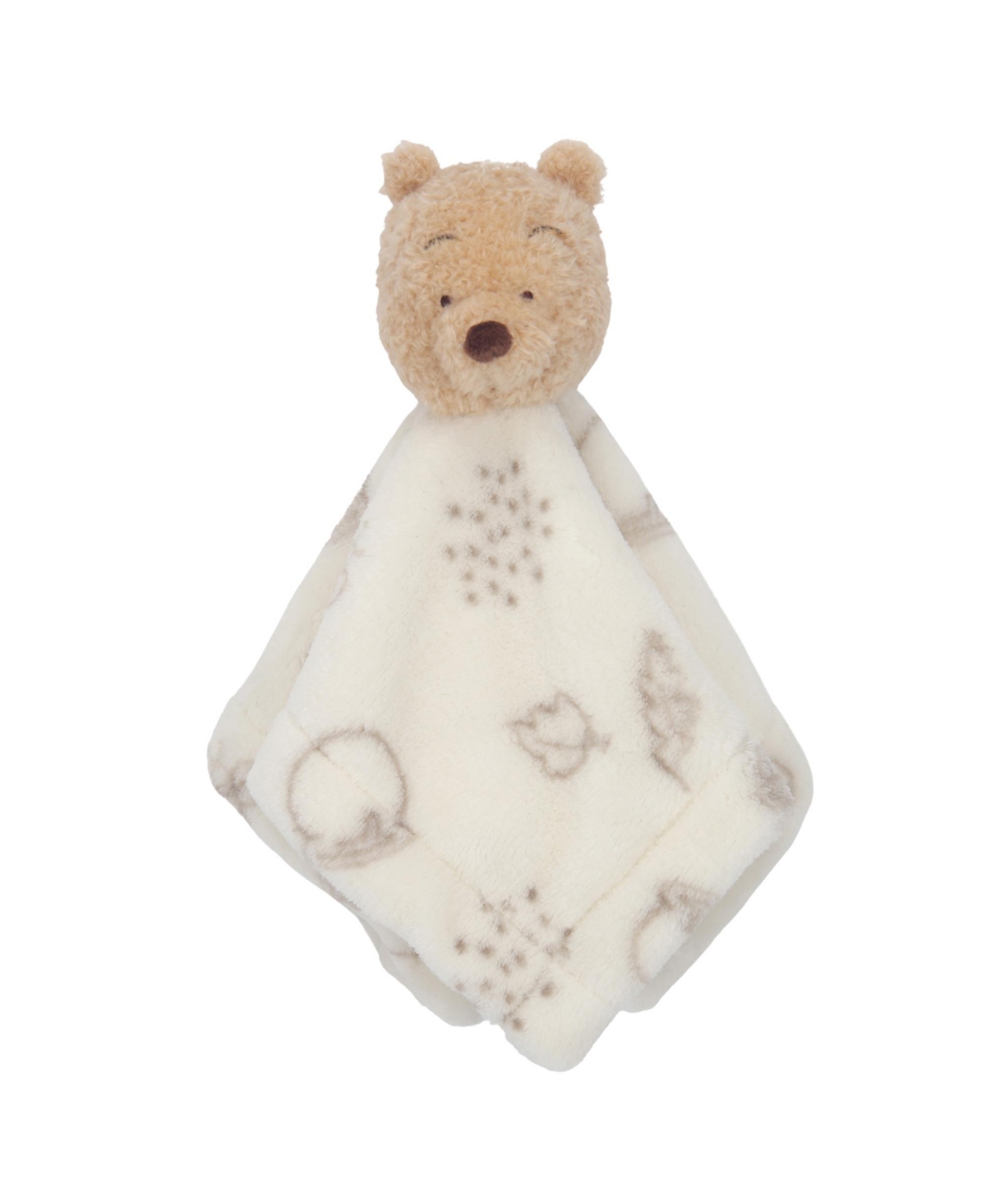 Lambs & Ivy Disney Baby White/Tan Classic Pooh Lovey/Security Blanket