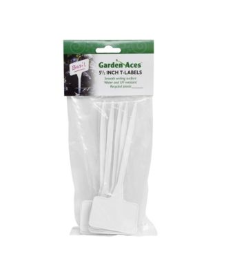 DPIHTL510 Plastic White T-Stakes, 5.5" H - Qty. 10