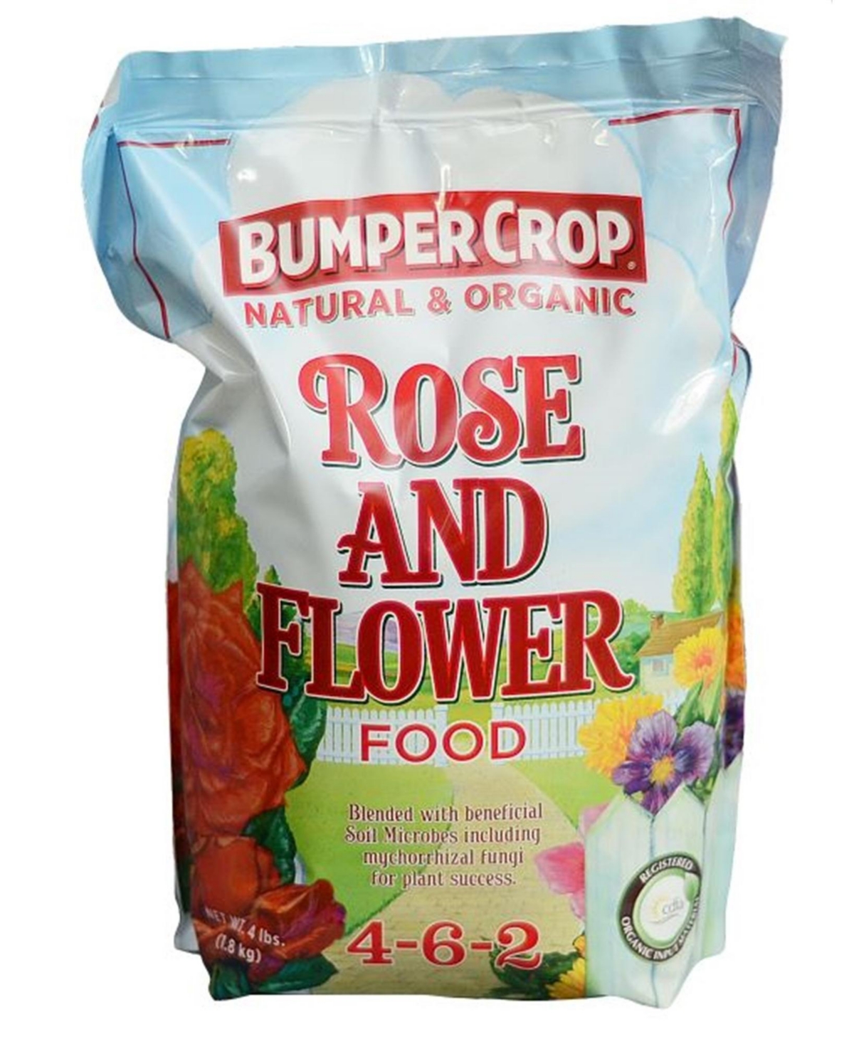 Rose and Flower Food, 12 Lb Bag - Brown