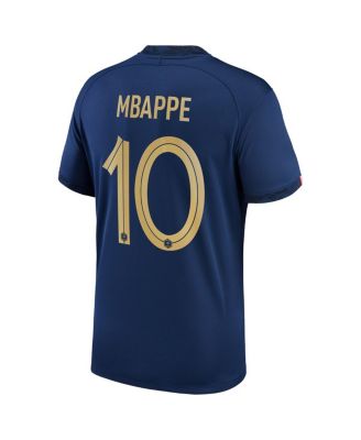 Men's Nike Kylian Mbappe Navy France National Team 2022/23 Home