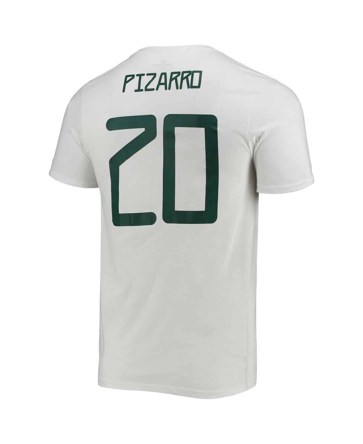 Men's adidas Rodolfo PizarroMexico National Team Amplifier Name and Number T-shirt - White