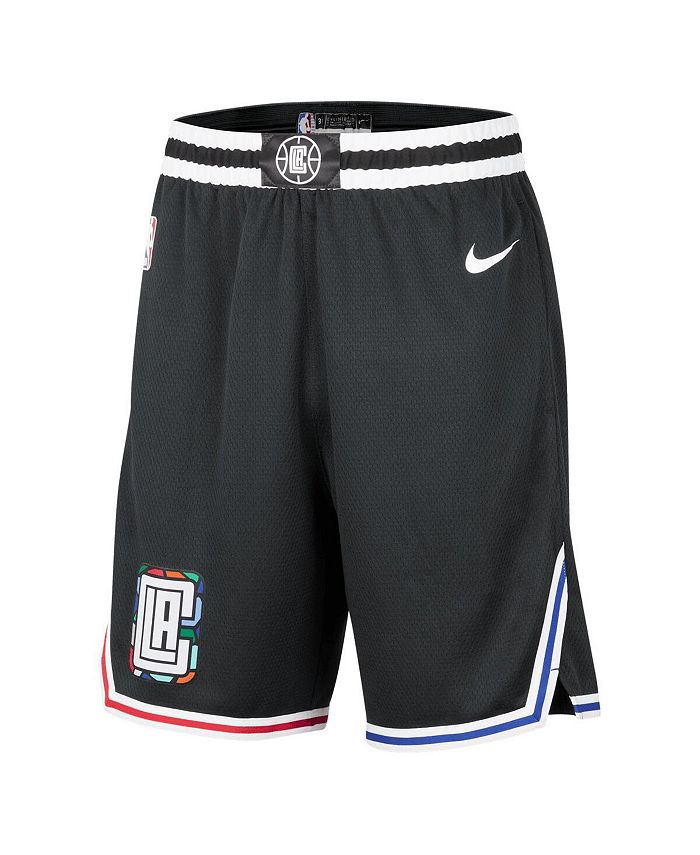 Nike Men's Black LA Clippers 2022/23 City Edition Swingman Shorts - Macy's