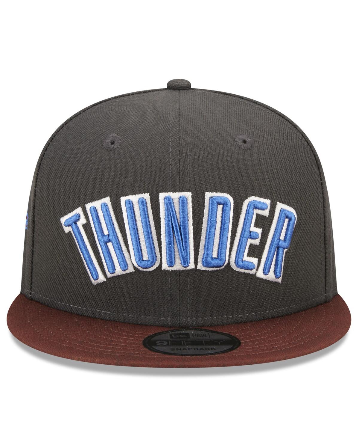 Shop New Era Men's  Black Oklahoma City Thunder 2022/23 City Edition Official 9fifty Snapback Adjustable H