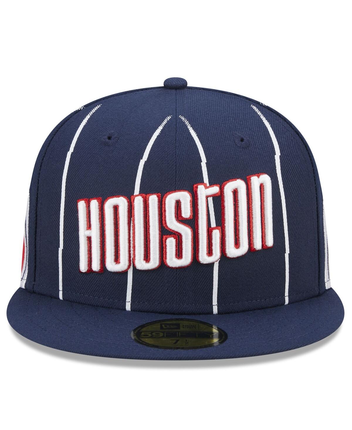 Men's New EraHouston Rockets 2022/23 City Edition Official 59FIFTY Fitted Hat - Navy