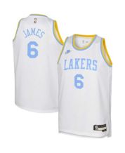 Men's Fanatics Branded LeBron James White Los Angeles Lakers Big & Tall Allover Name & Number T-Shirt