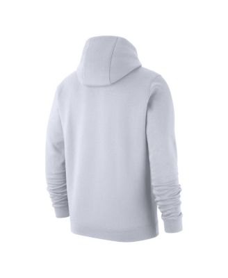 Men's White Canada Soccer Club Primary Pullover Hoodie