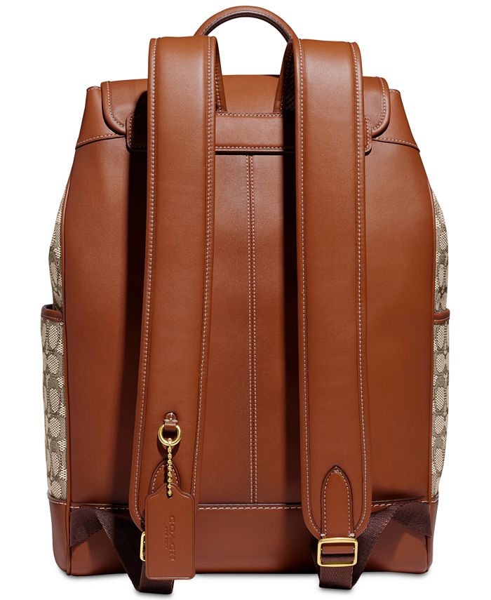 COACH Frankie Signature Printed Colorblocked Backpack Macy's