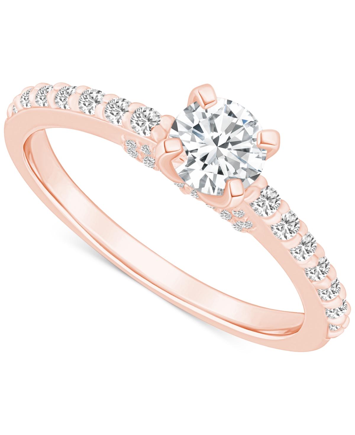 Macy's Diamond Engagement Ring (7/8 Ct. T.w.) In 14k White, Yellow Or Rose Gold
