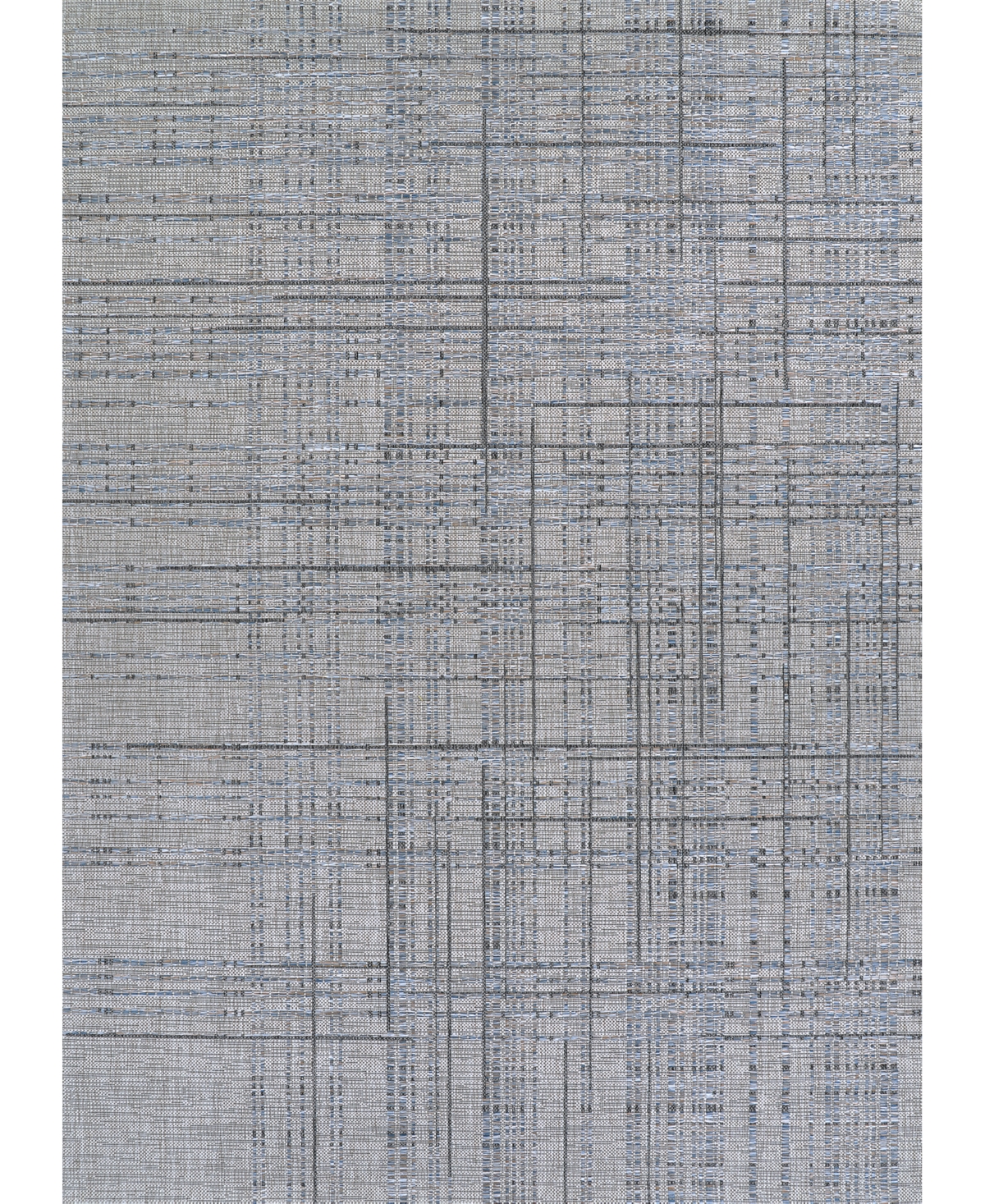 Couristan Charm Grasscloth 5'3in x 7'6in Area Rug - Gray, Denim