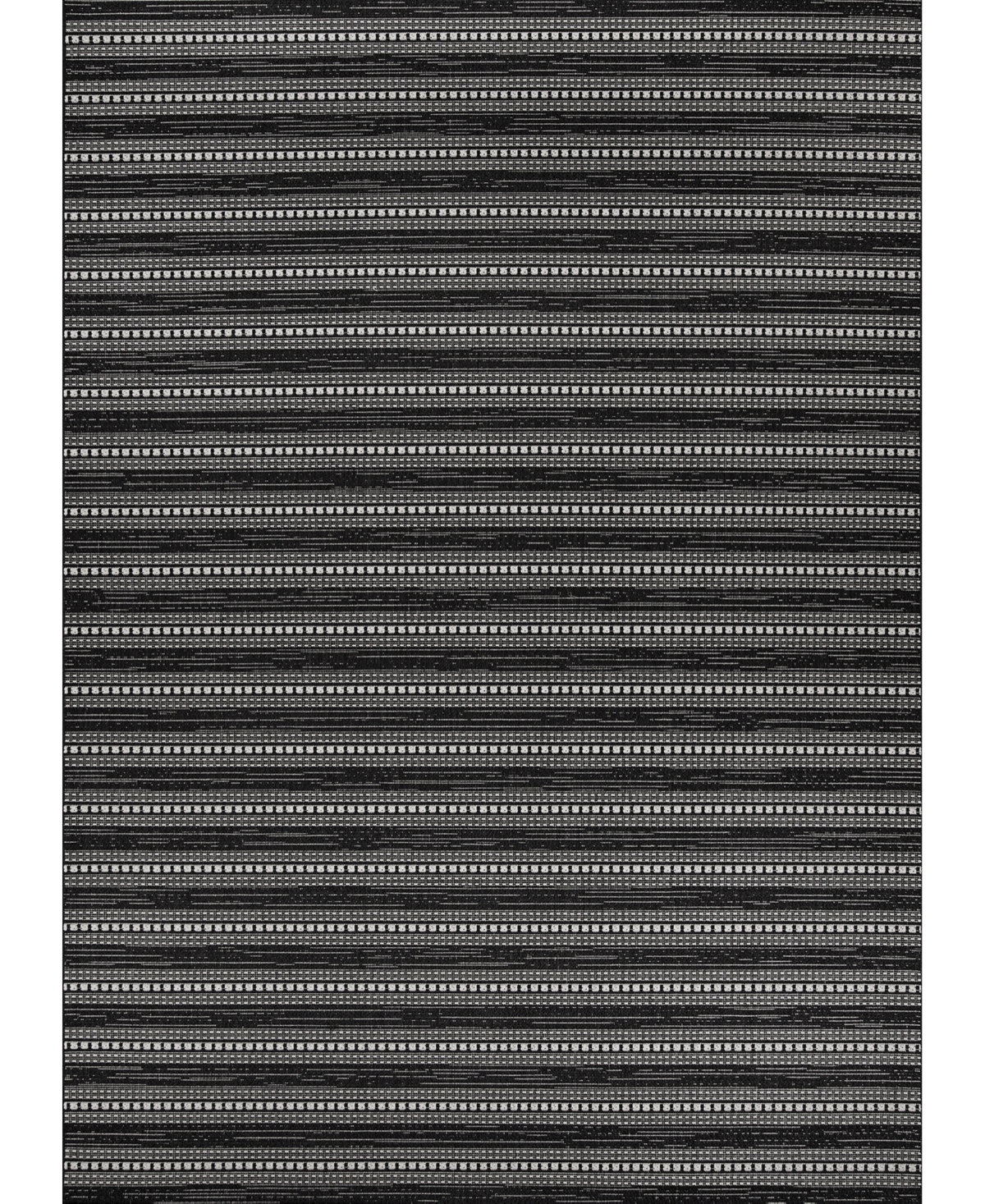 Couristan Afuera Beachcomber 7'10in x 10'9in Area Rug - Onyx, Beige