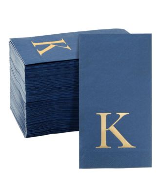 Sparkle And Bash Disposable Paper Napkins For Wedding Reception, Rehearsal Dinner, Dinner - Gold Dots - Pack Of 100, White And Gold (4" X 8