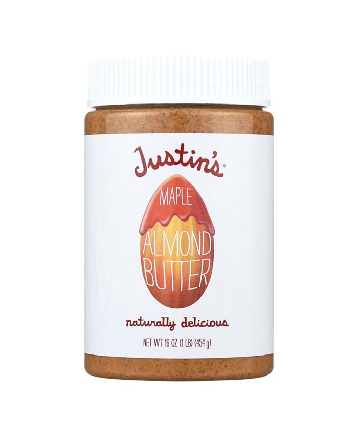 Justin's Nut Butter Almond Butter Maple Case of 6 16 oz. Macy's