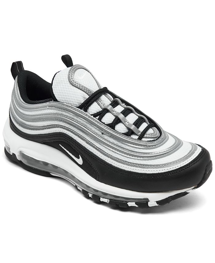 Nike Men's Air Max 97 White Bullet Casual Sneakers from Finish