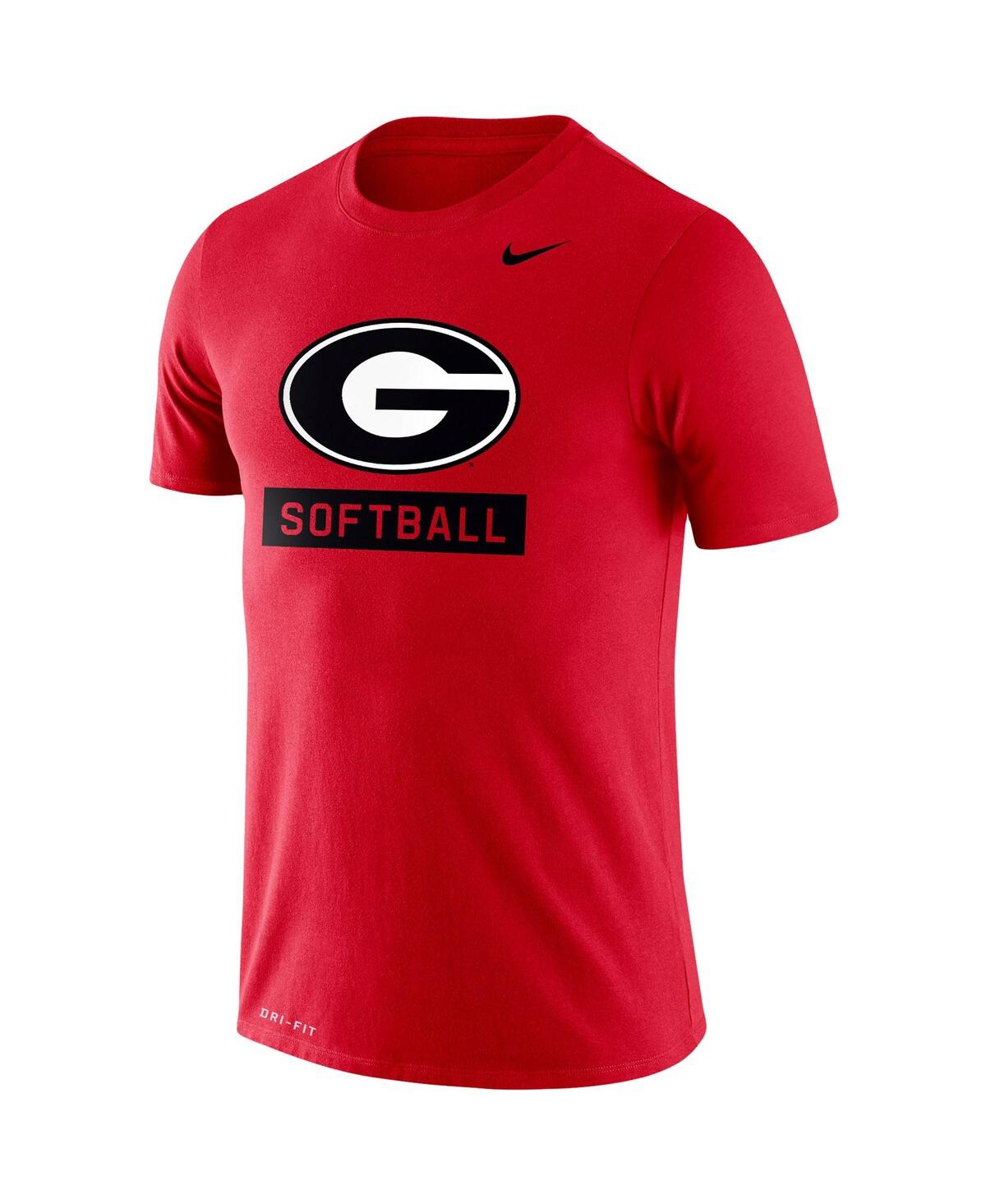 Nike Men's  Red Georgia Bulldogs Softball Drop Legend Performance T-shirt