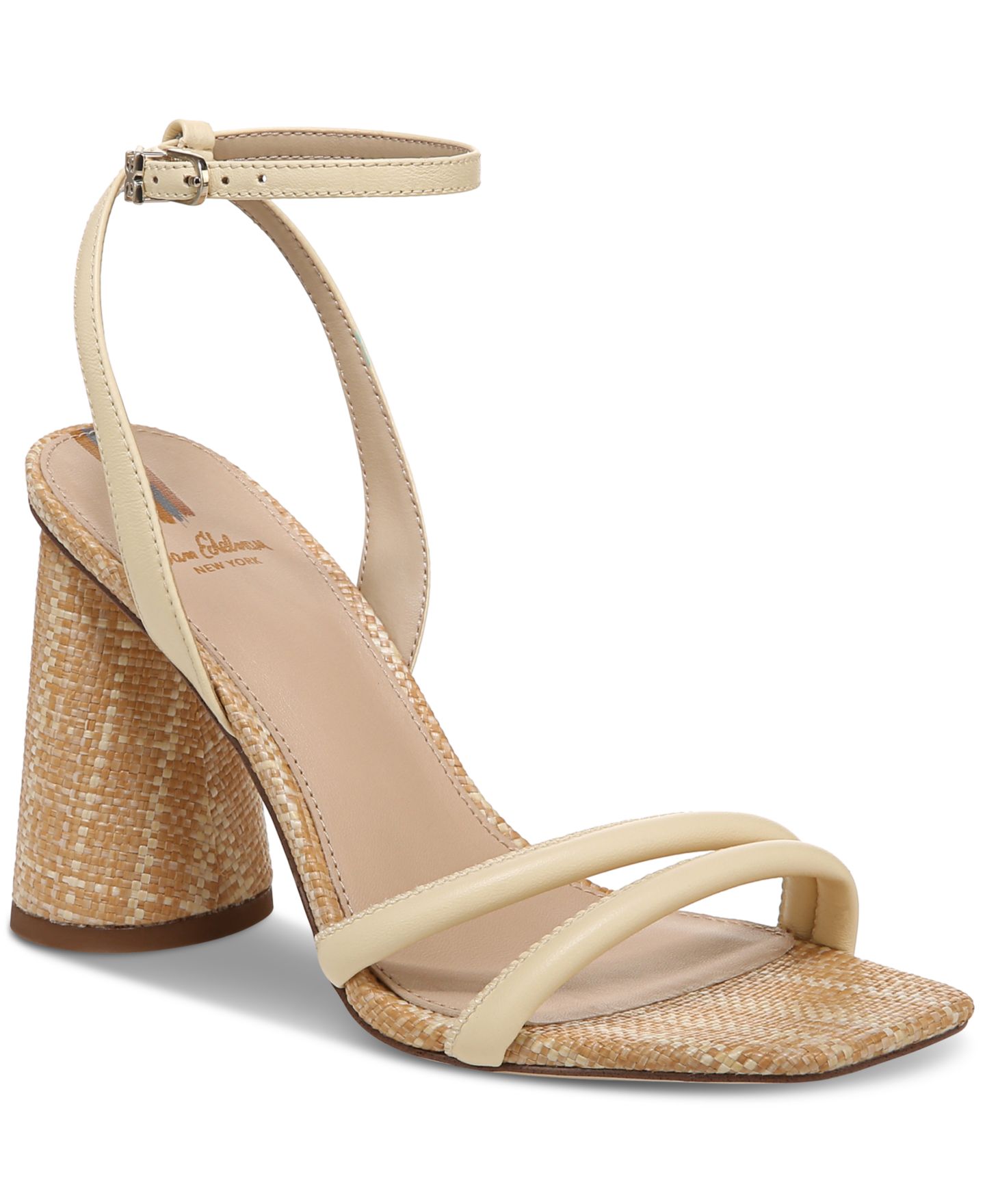 Женские сандалии Sam Edelman Kia Strappy Dress Sandals, цвет: Выбеленный пшеничный разноцветный — фото 1