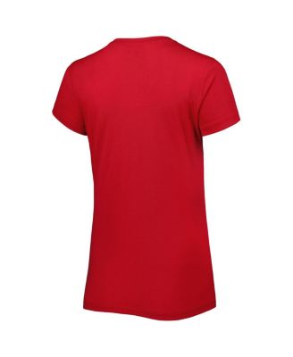 Women's Red, Pewter Tampa Bay Buccaneers Badge T-shirt and Pants Sleep Set