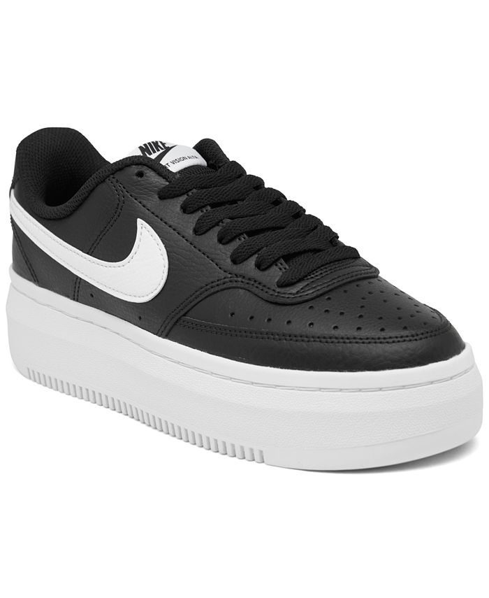 Nike Women's Court Vision Alta Leather Platform Casual Sneakers
