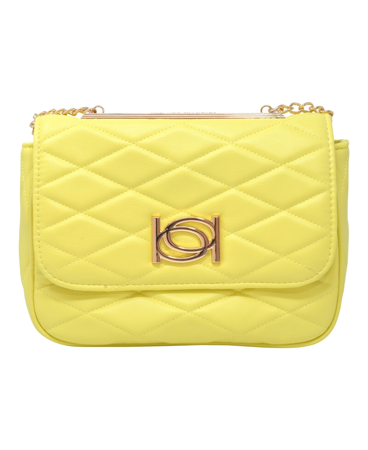 Bebe Women's Abigail Smooth Shoulder Bag In Lemon