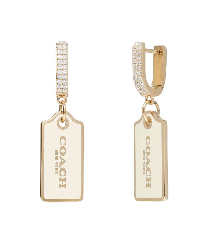 Coach new york earrings clearance