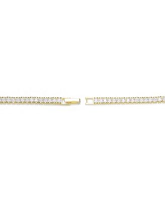 Sterling Silver Shimmering Clear Cubic Zirconia Tennis Bracelet