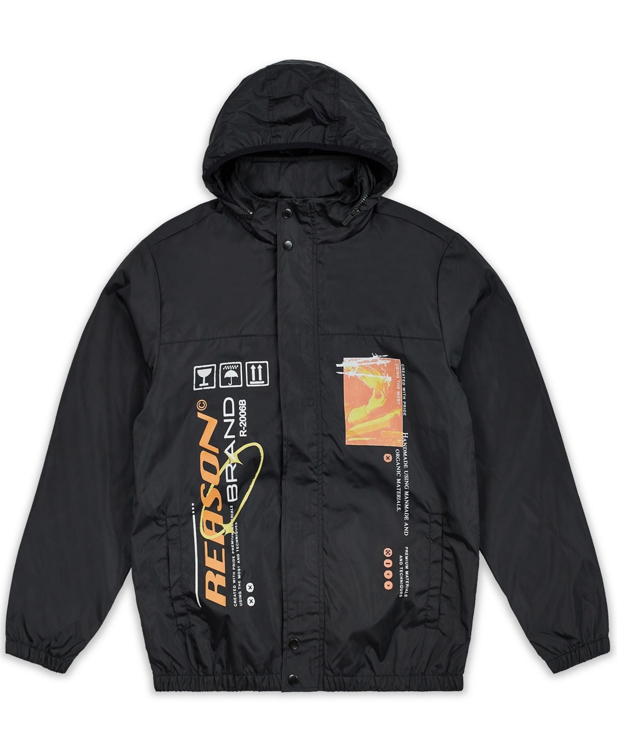 Men's Scorpion Pullover Jacket - Black
