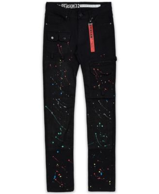 Paint Graphic slim jeans