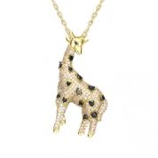 Diamond discount giraffe necklace