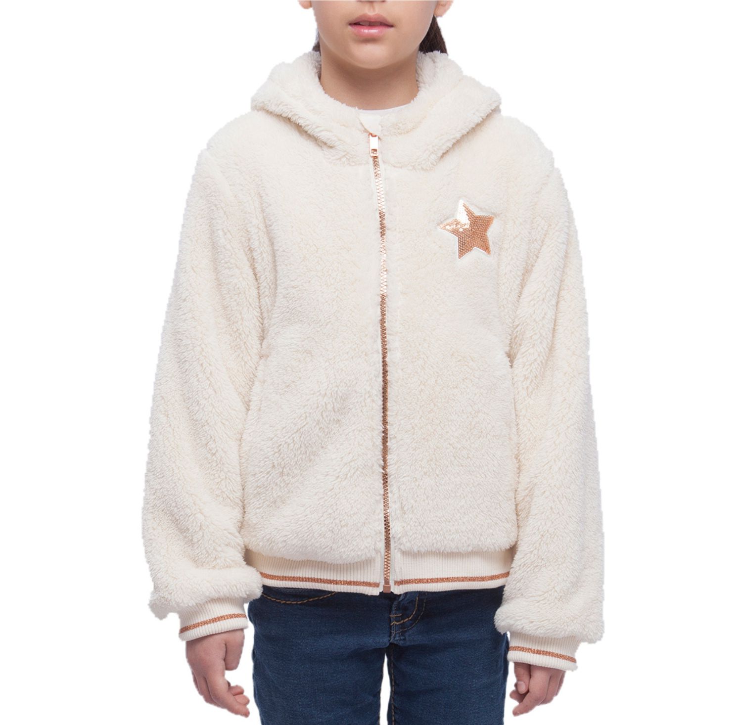 Girls Sherpa Fleece Jacket