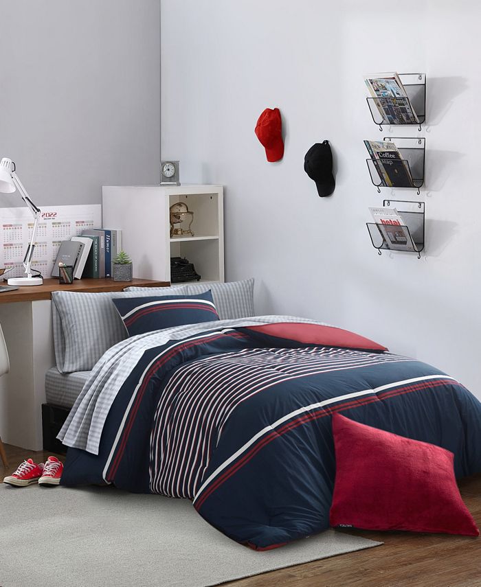 Nautica Mineola Reversible 2Piece Duvet Cover Set, Twin Macy's