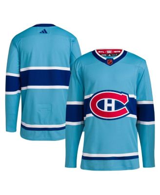 adidas Men's Light Blue Montreal Canadiens Reverse Retro