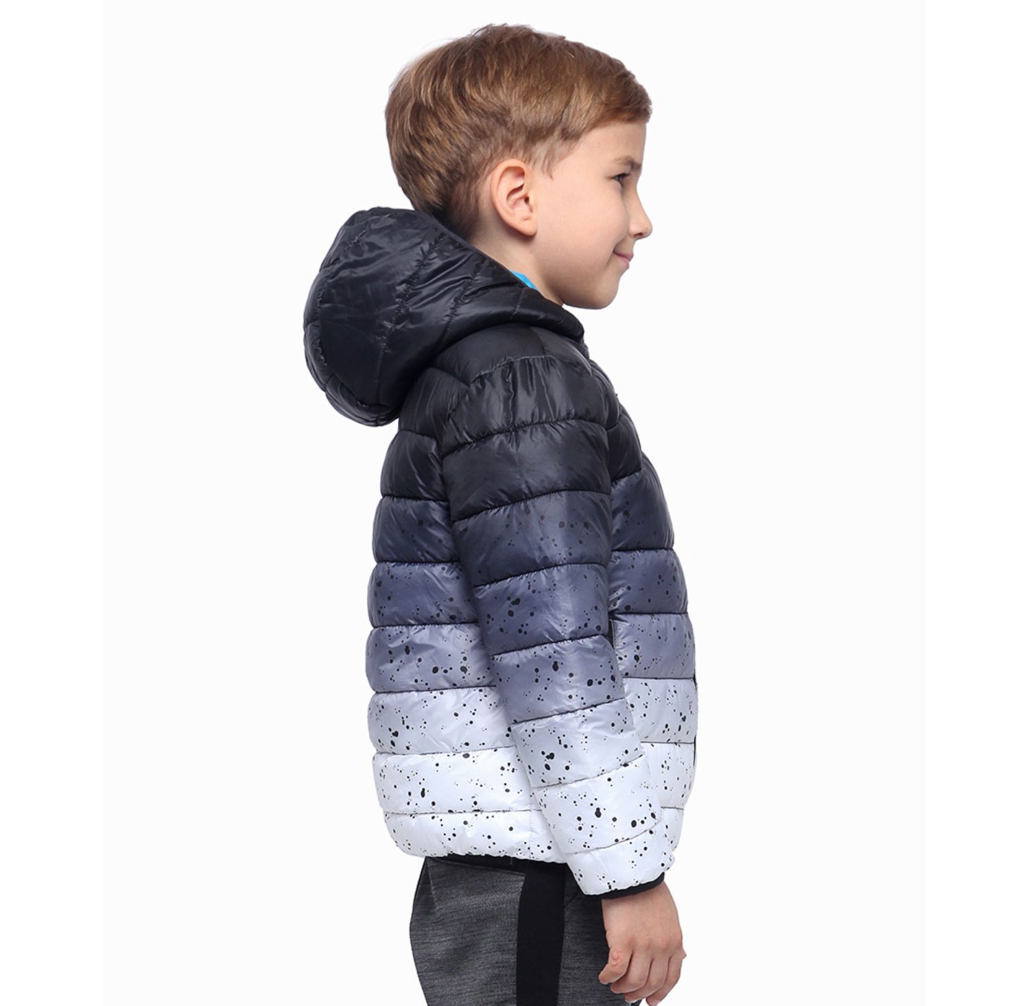 Little and Big Boys' Reversible Lightweight Puffer Jacket