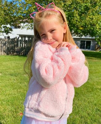 Girls Sherpa Fleece Jacket