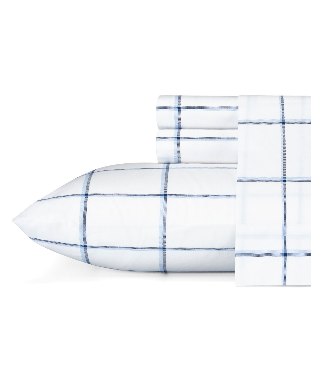 Nautica Plot Cotton Percale -Piece Sheet Set