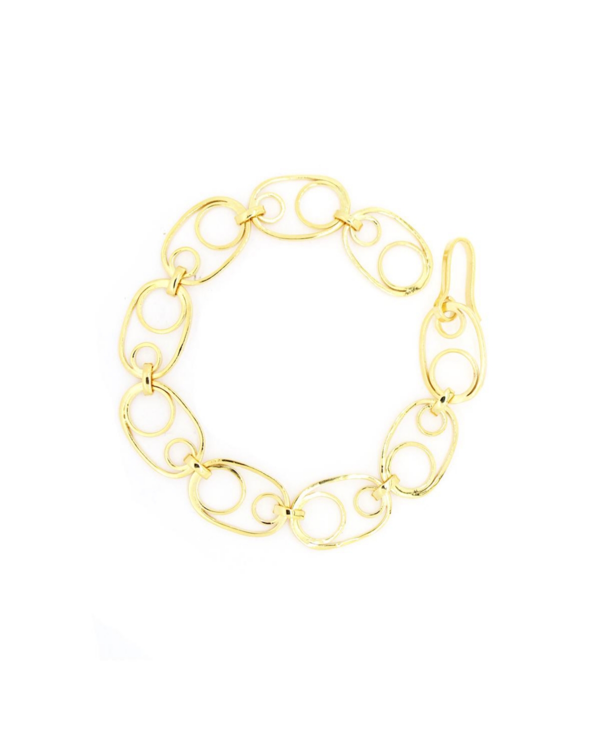 Hoop Serenity Bracelet - Gold Plated