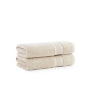 Aston & Arden Anatolia Turkish Bath Towels (2 Pack), 30x60, 600 GSM, White,  Solid Woven Linen-Inspired Dobby, Ring Spun Combed Cotton