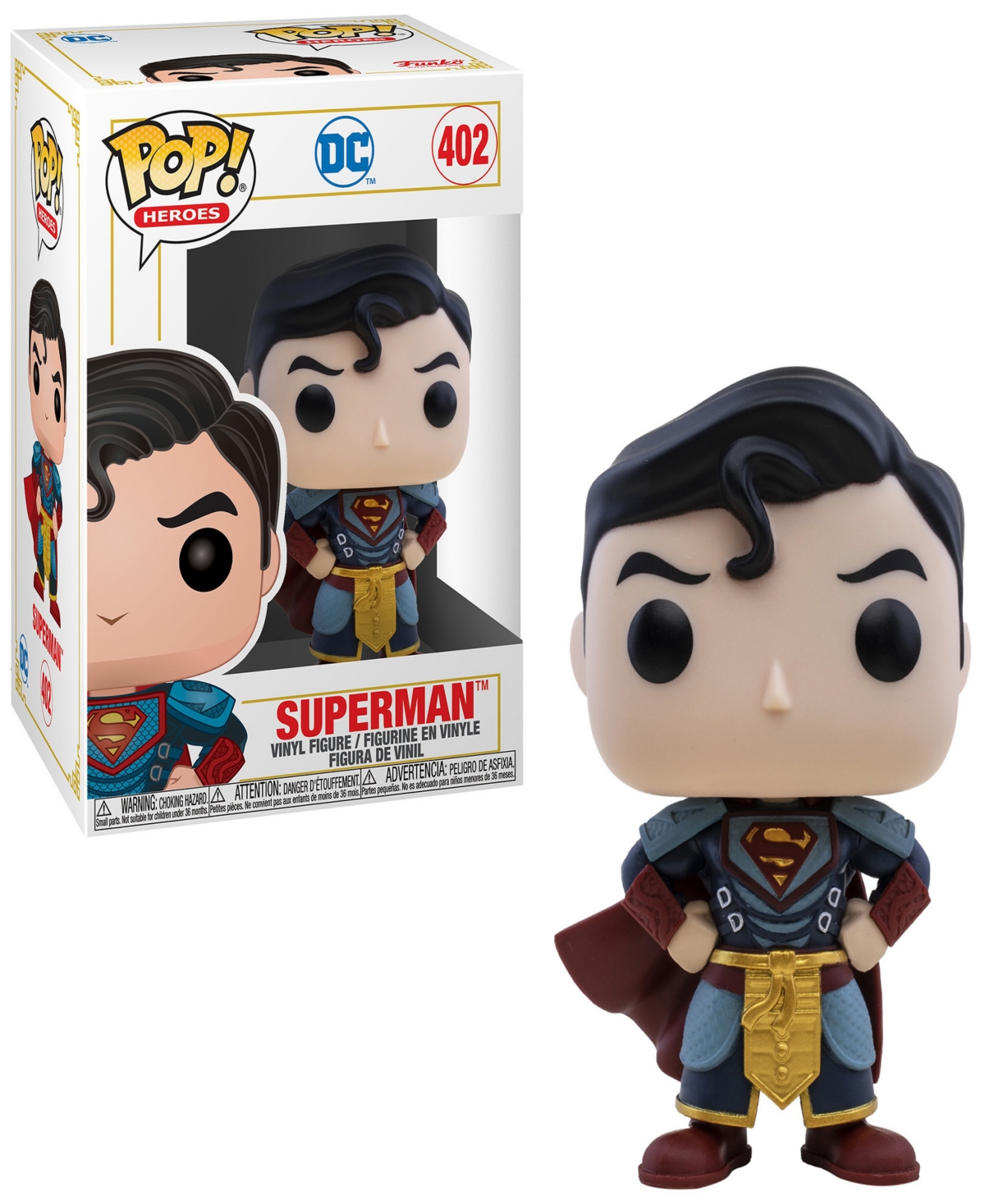 Shop Funko Heroes Pop Imperial Palace The Lantern, The Flash, Superman And Wonder Woman 4 Piece Collectors Set In Multi