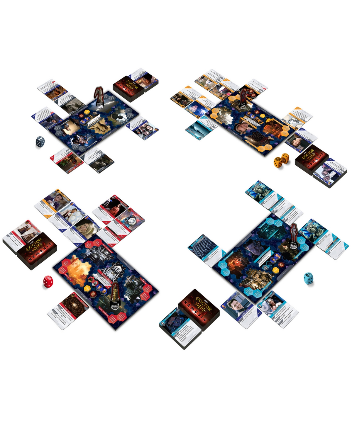 Shop Gale Force Nine Doctor Who Nemesis Board Game In Multi