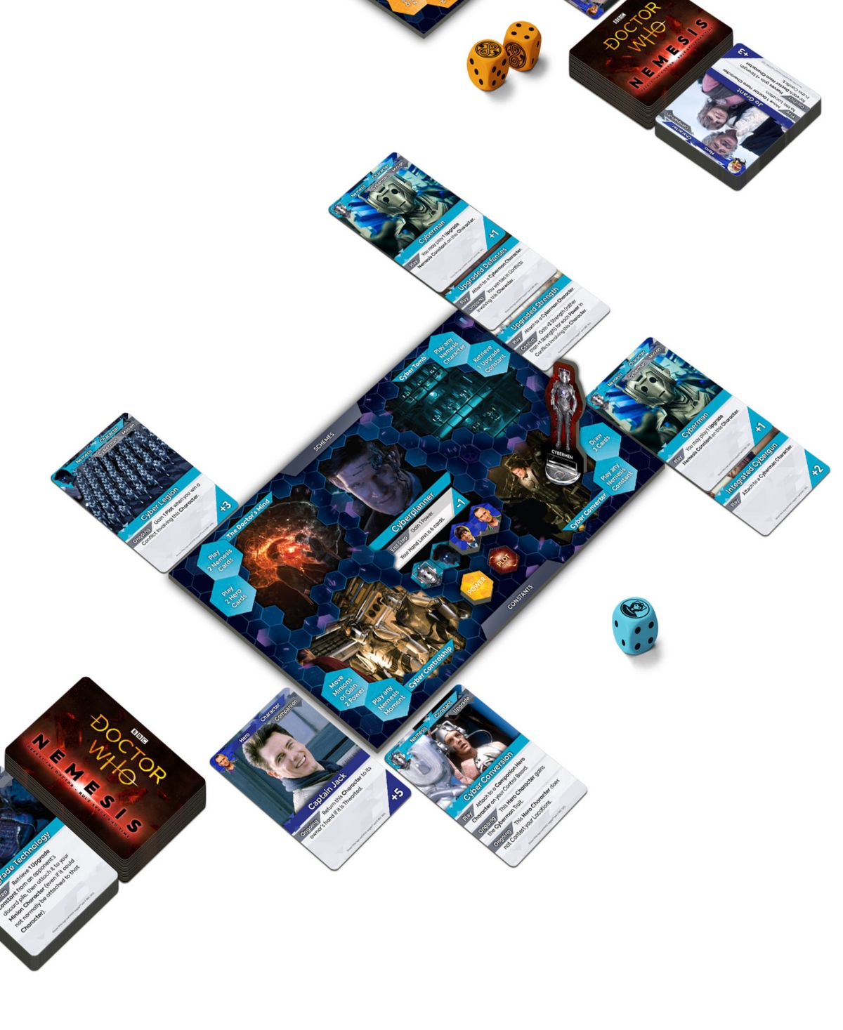 Shop Gale Force Nine Doctor Who Nemesis Board Game In Multi