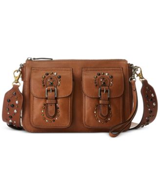 Lauren Ralph Lauren - Studded Leather Medium Noa Crossbody