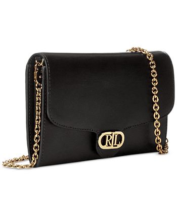Lauren Ralph Lauren Leather Medium Adair Crossbody & Reviews - Handbags &  Accessories - Macy's