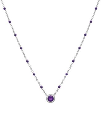 macys birthstone necklaces