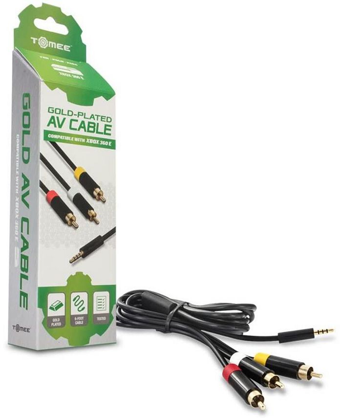 GOLD PLATED AV CABLE XBOX 360 E - TOMEE - Foto 9